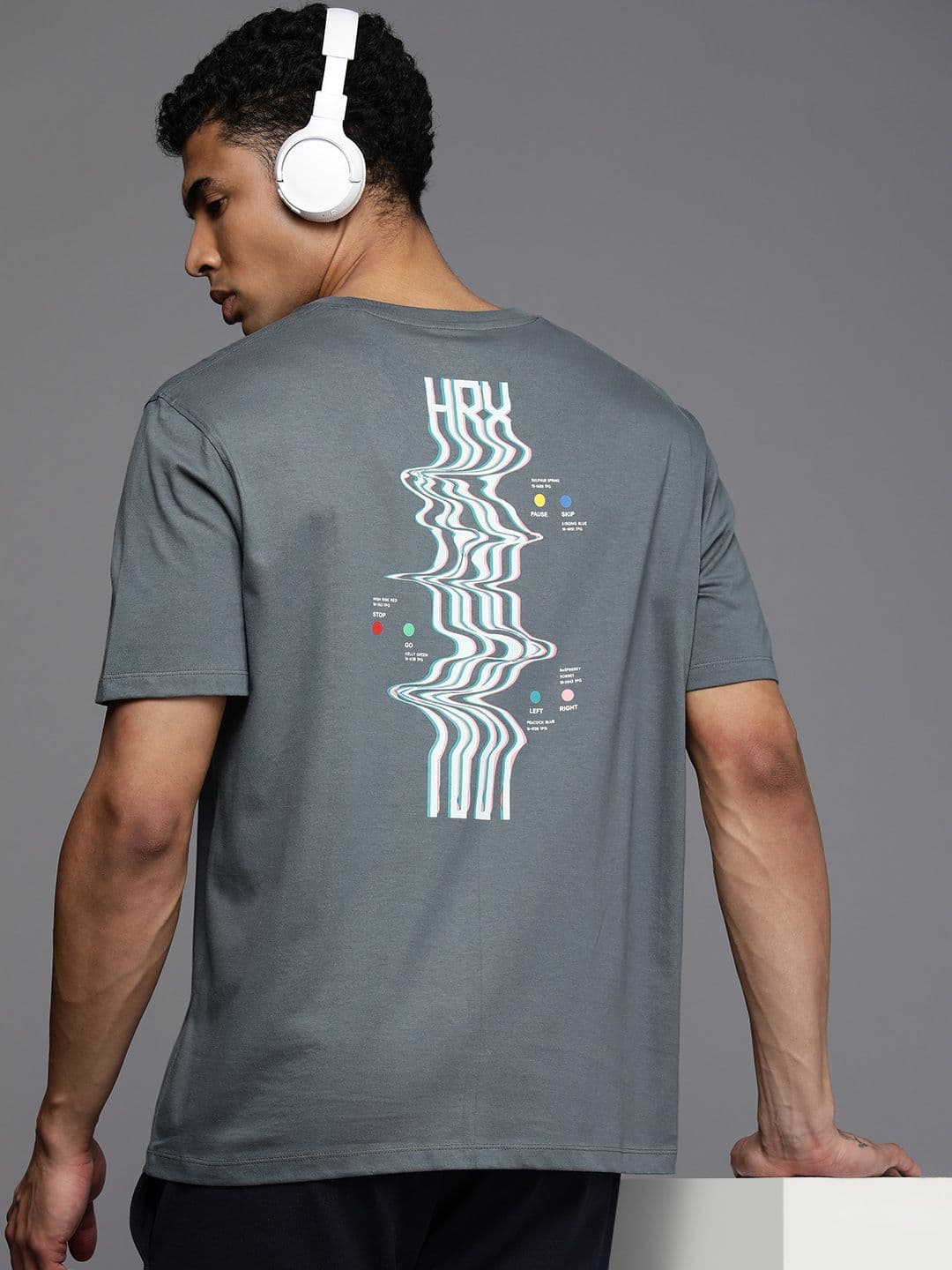 HRX by Hrithik Roshan Men Graphic Printed Bio Finish T-shirt - view 1
