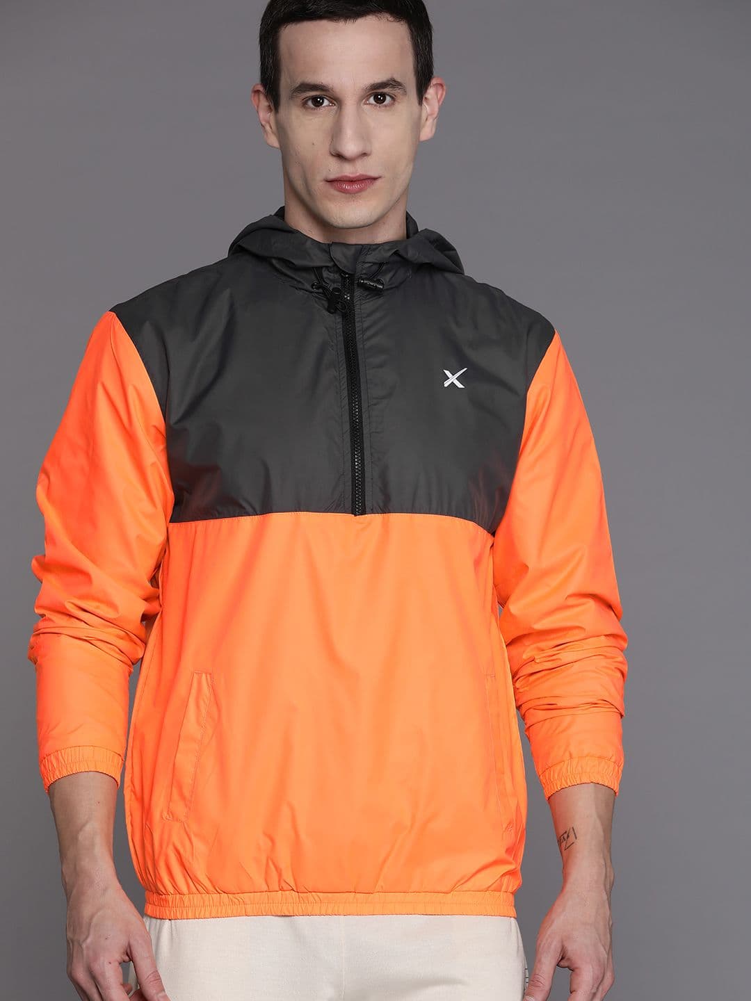 HRX by Hrithik Roshan Men Colourblocked Windcheater Running Sporty Jacket - view 1