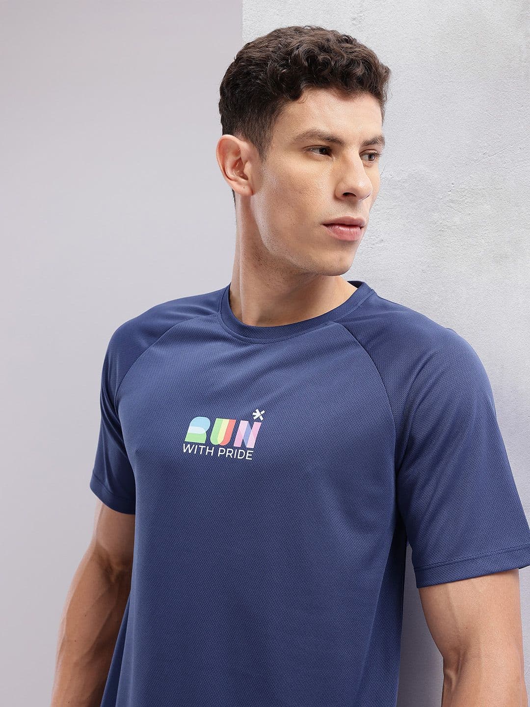 HRX by Hrithik Roshan Men Brand Logo Printed Rapid-Dry Running T-shirt - view 1