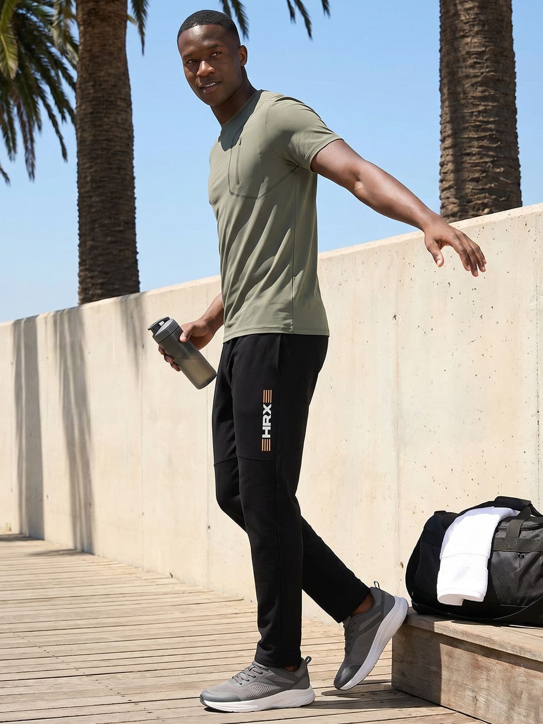 HRX by Hrithik Roshan Men Regular Fit Track Pants - view 1