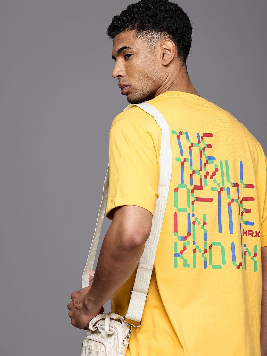HRX by Hrithik Roshan Men Typography Printed Bio Finish T-shirt - view 1
