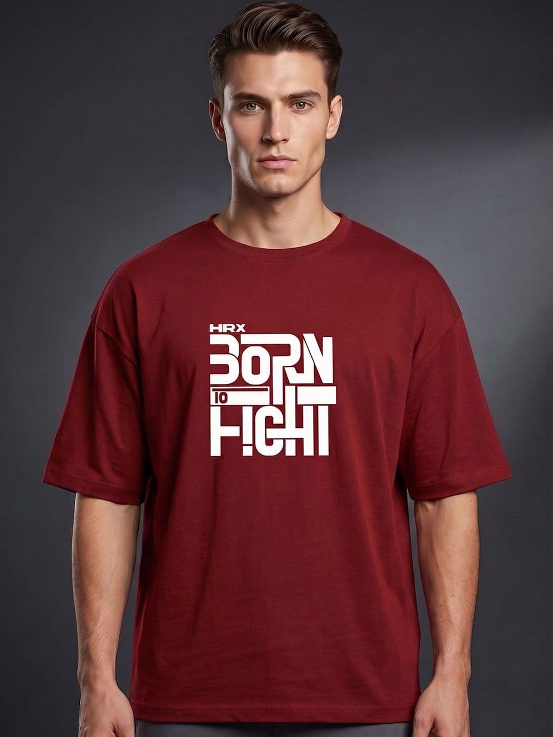 HRX by Hrithik Roshan Men Typography Printed T-shirt - view 1
