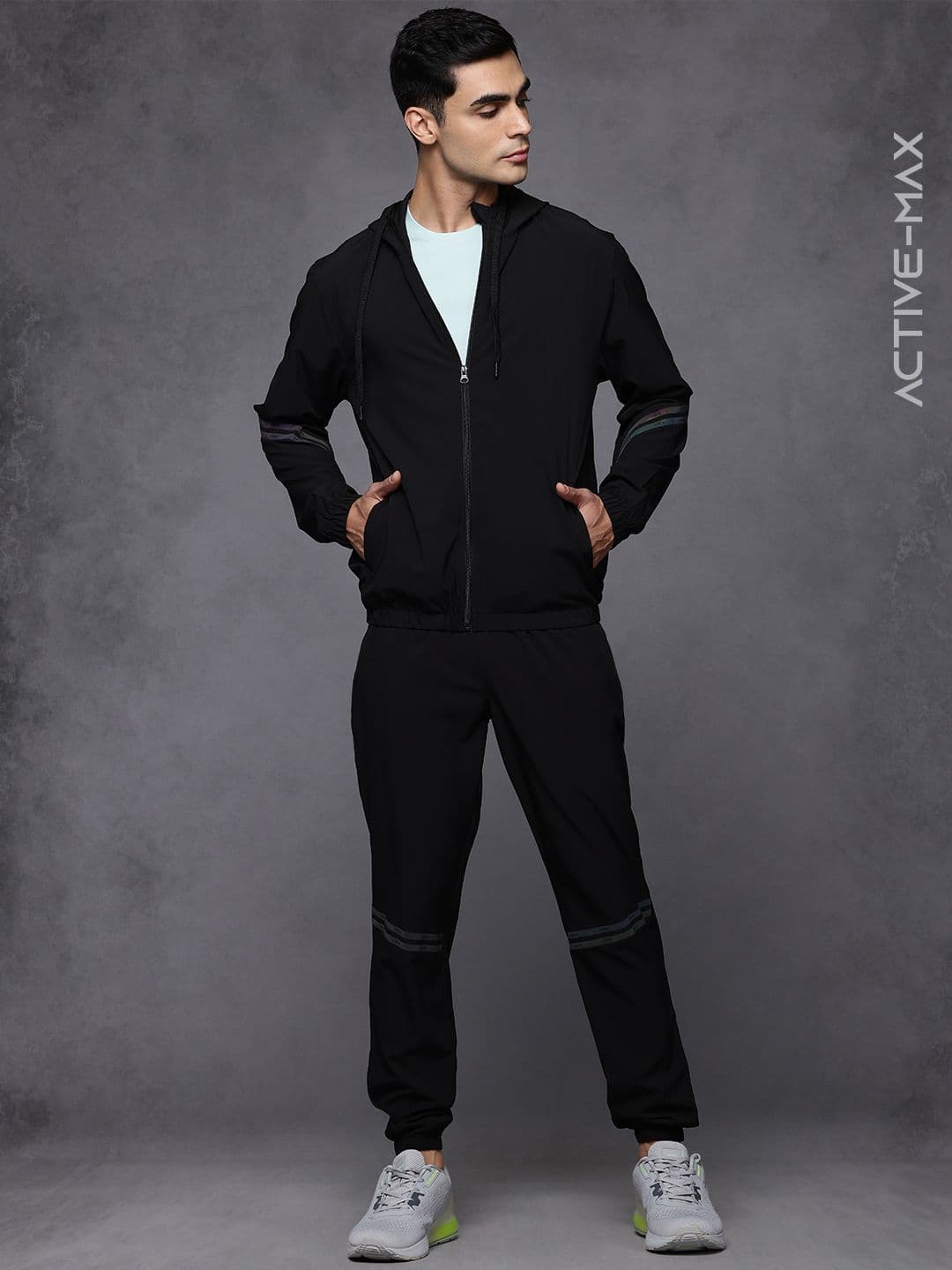 HRX by Hrithik Roshan Men Rapid-Dry Hooded Running Tracksuit - view 1