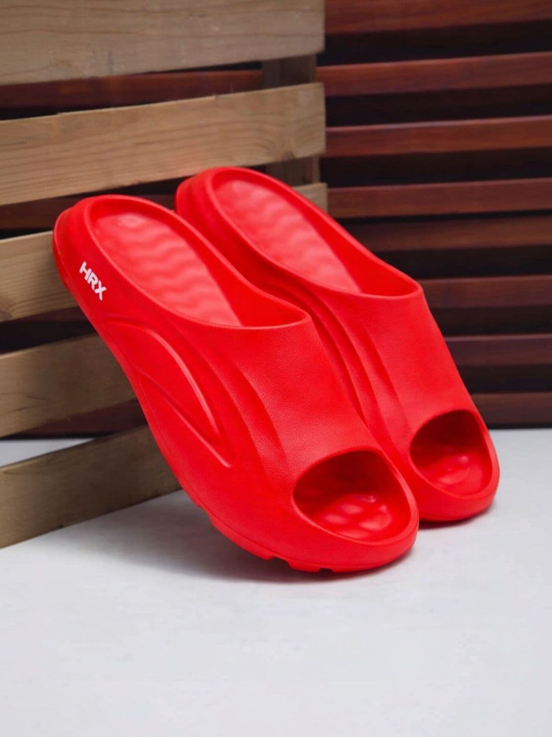 HRX by Hrithik Roshan Men Rubber Sliders - view 1