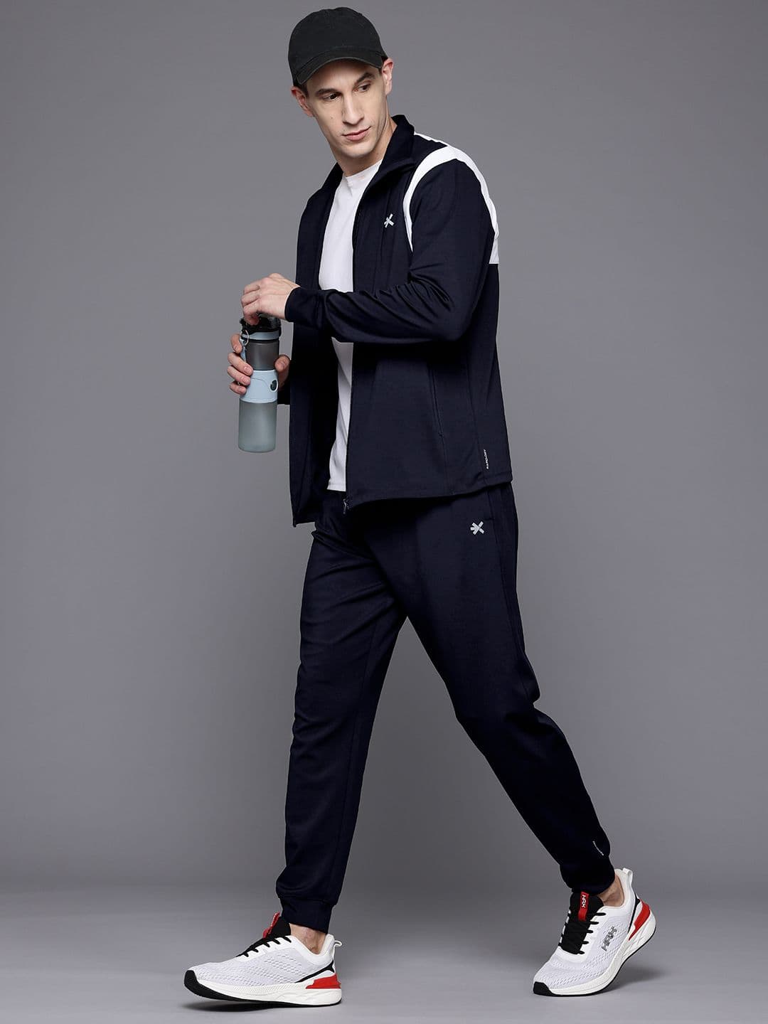 HRX by Hrithik Roshan Men Colourblocked Rapid-Dry Tracksuit - view 1