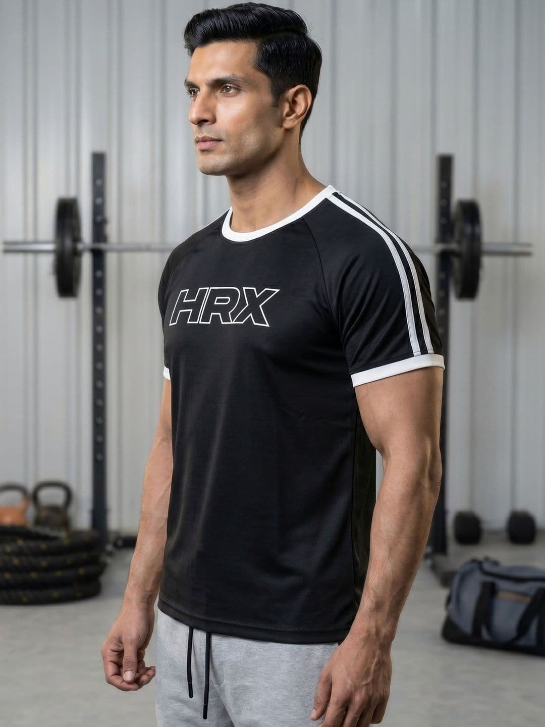 HRX by Hrithik Roshan Men Brand Logo Printed T-shirt - view 1