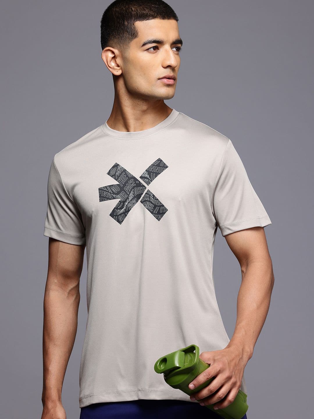 HRX by Hrithik Roshan Men Regular Fit Rapid-Dry Running T-shirt - view 1