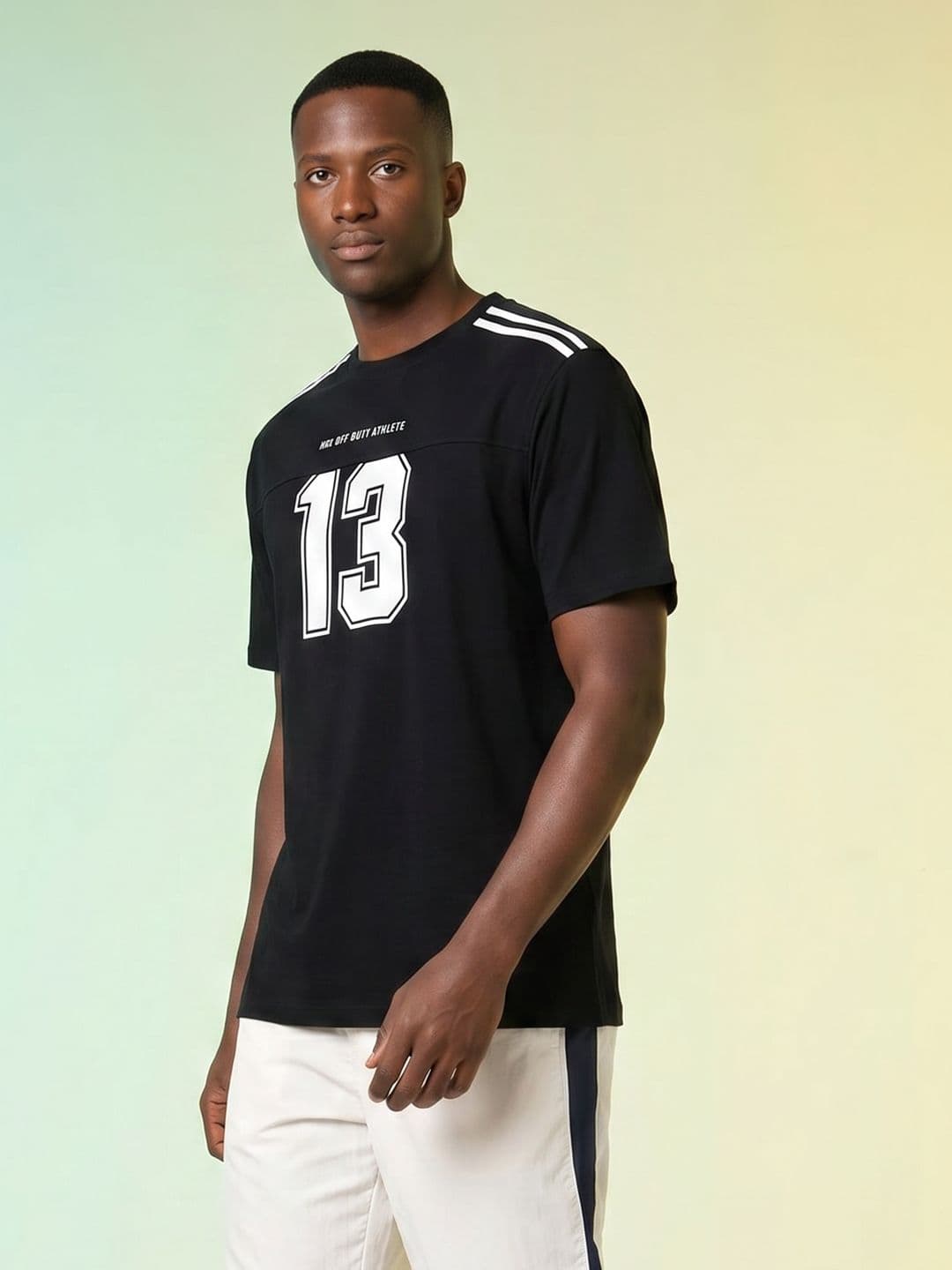HRX by Hrithik Roshan Typography Printed Drop-Shoulder Sleeves Relaxed Fit T-shirt - view 1