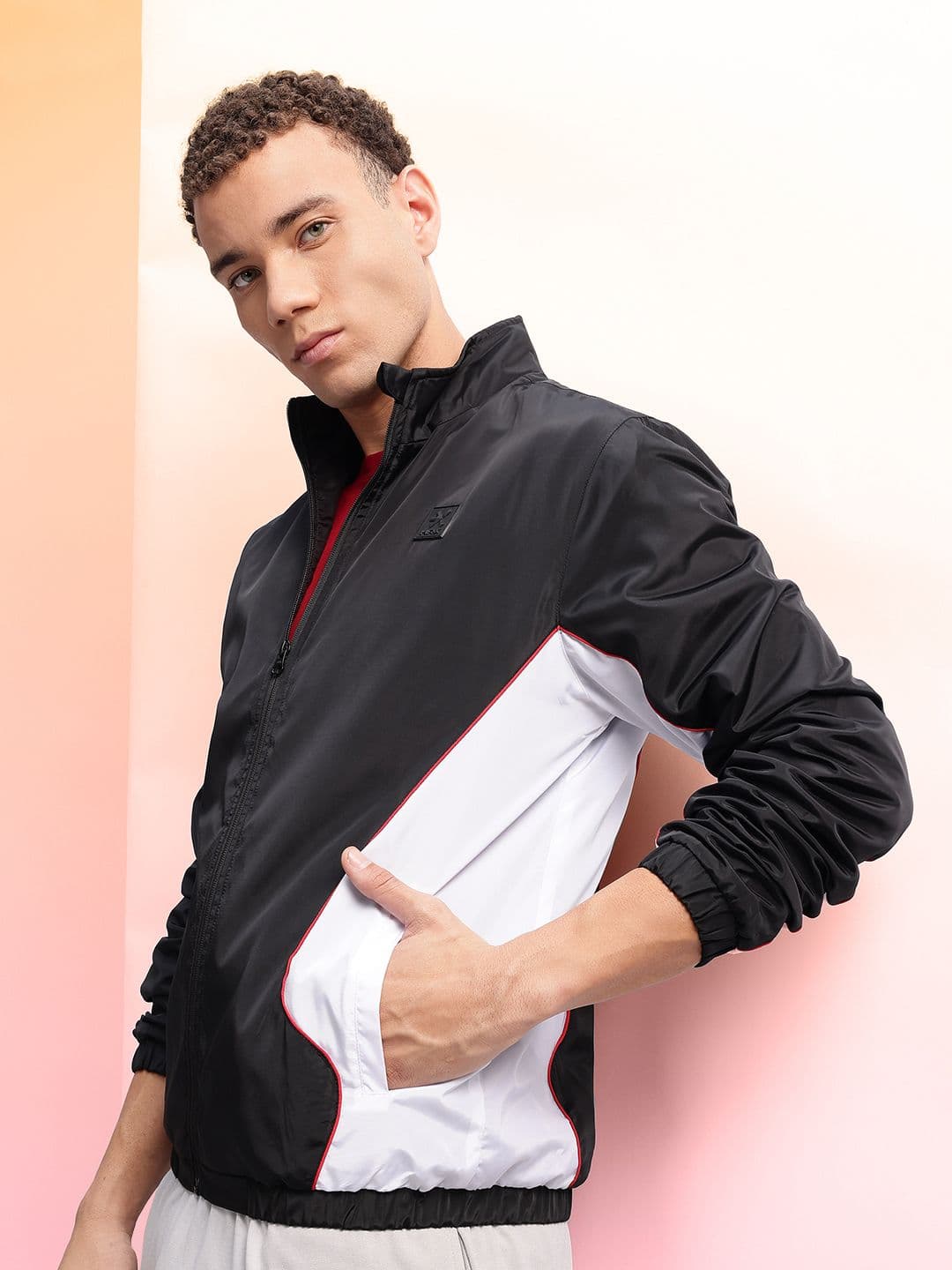 HRX by Hrithik Roshan Colourblocked Bomber Lifestyle Jacket - view 1