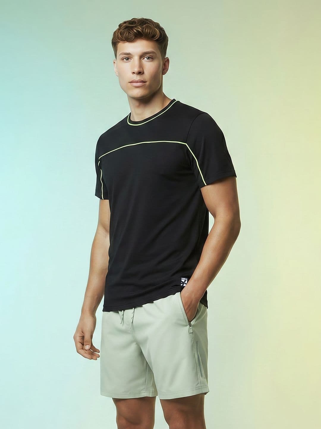 HRX by Hrithik Roshan Striped T-Shirt - view 1