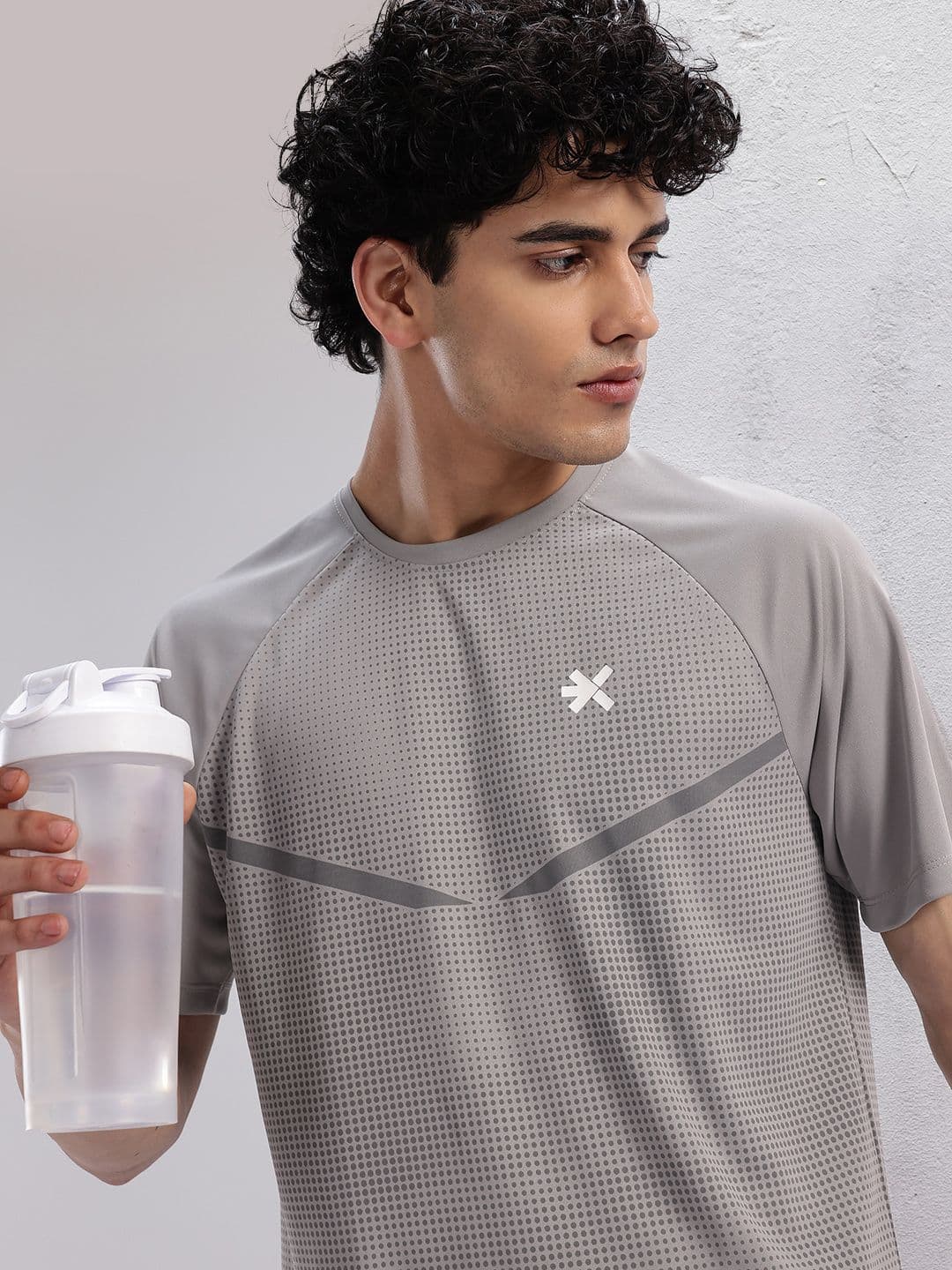 HRX by Hrithik Roshan Printed Rapid-Dry Running T-shirt - view 1