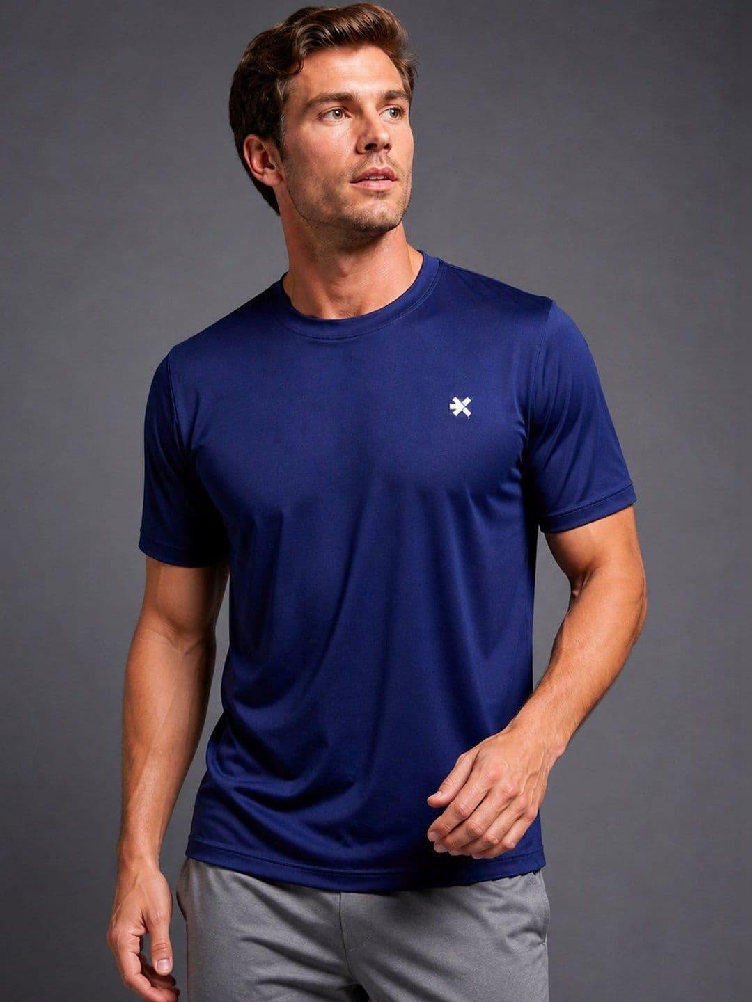 HRX by Hrithik Roshan Men Brand Logo T-shirt - view 1
