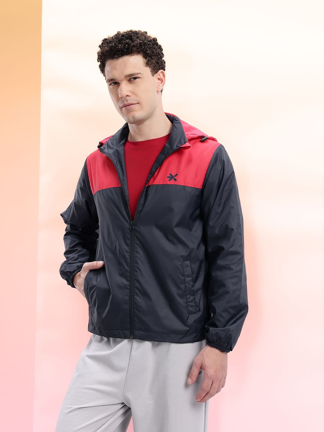HRX by Hrithik Roshan Hooded Tailored Jacket - view 1