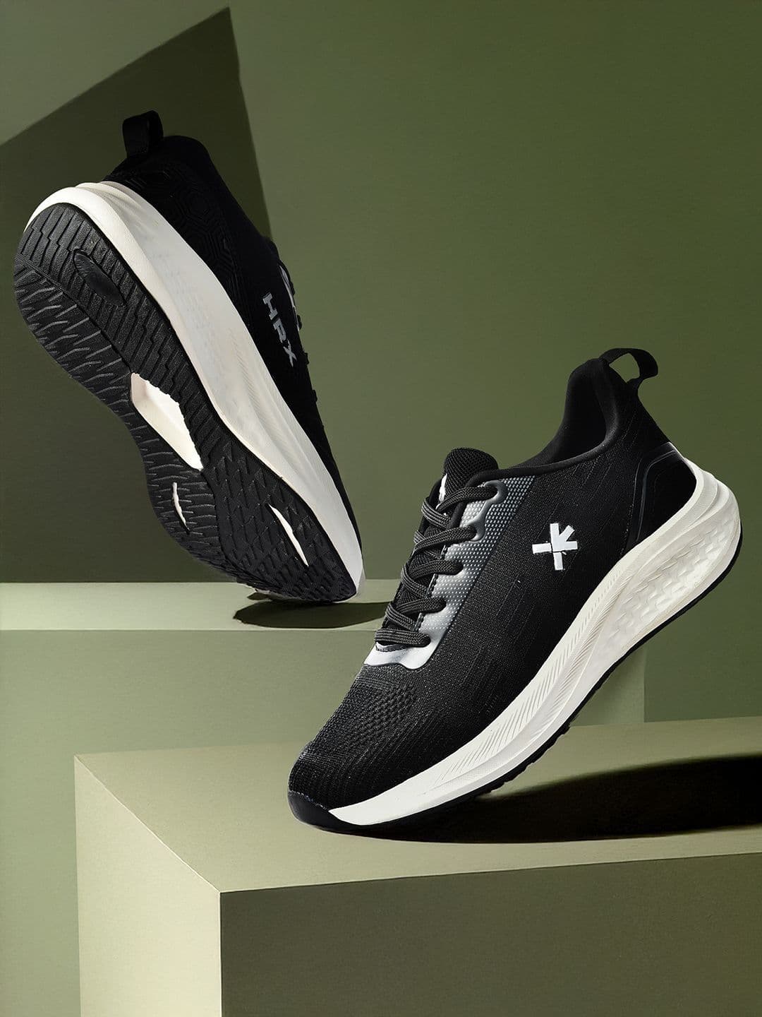 HRX by Hrithik Roshan Men Textile Running Non-Marking Shoes - view 1