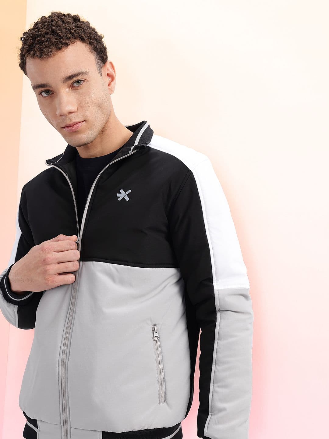 HRX by Hrithik Roshan Colourblocked Bomber Jacket - view 1