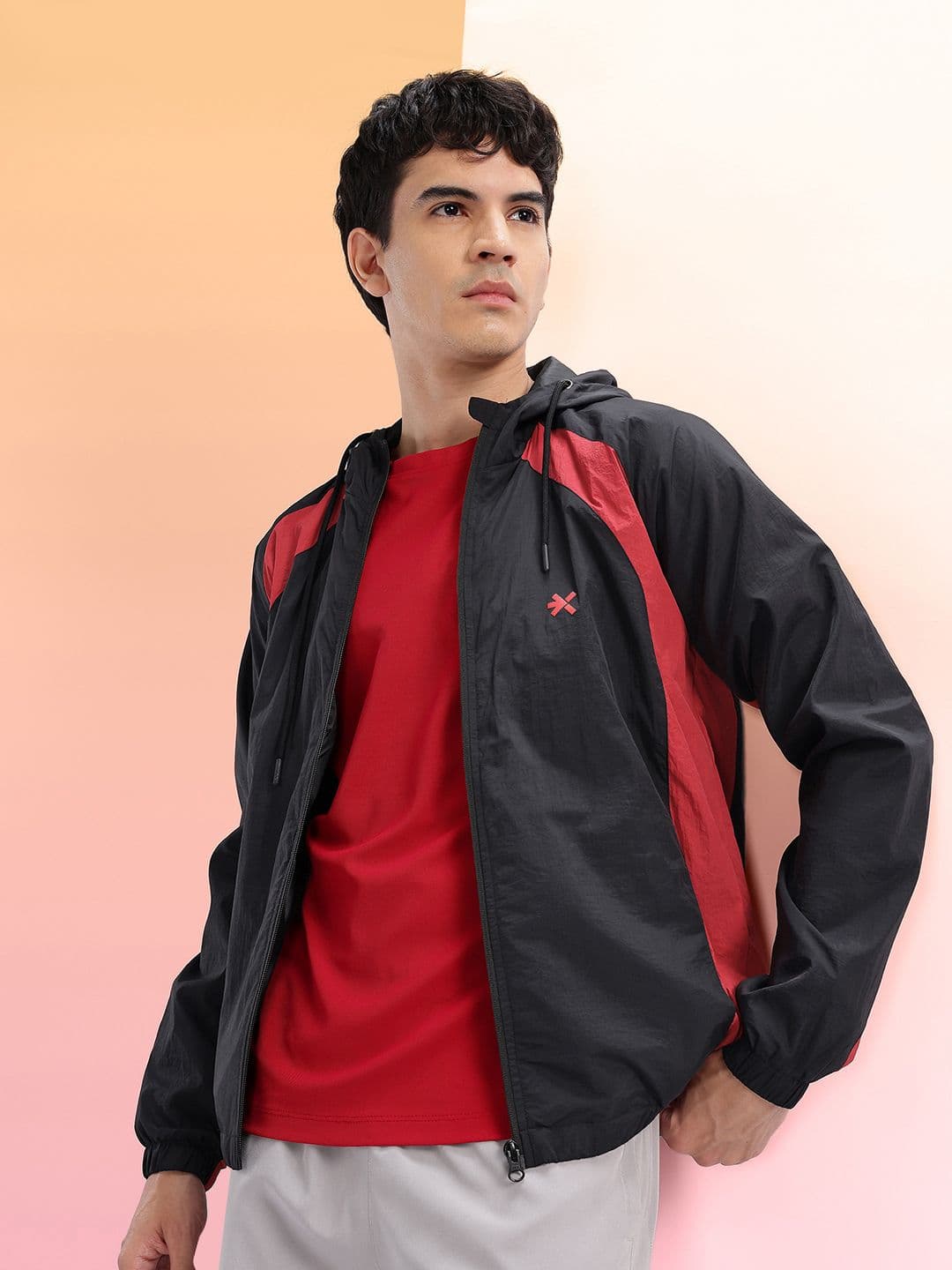 HRX by Hrithik Roshan Colourblocked Bomber Lifestyle Jacket - view 1