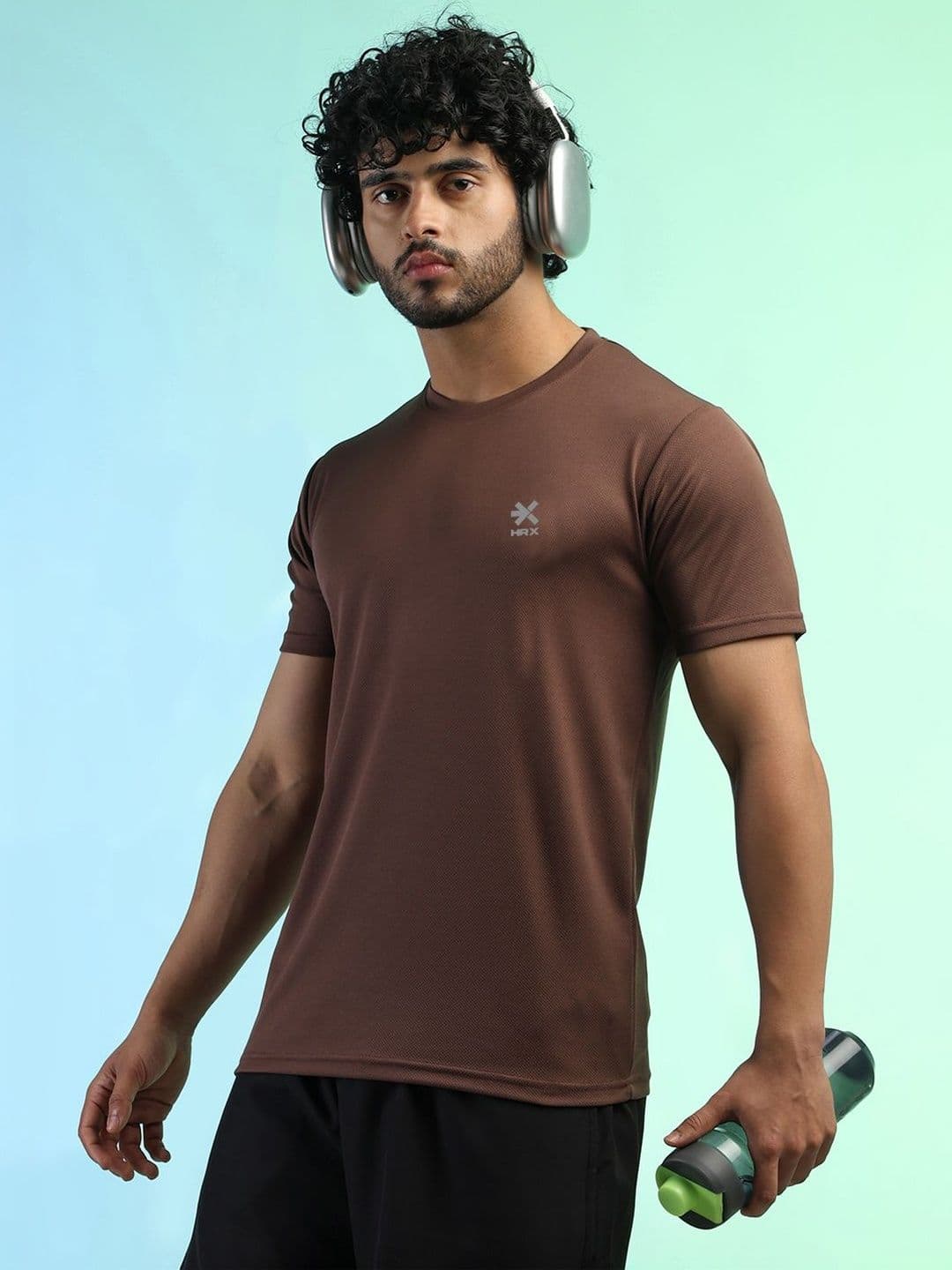 HRX by Hrithik Roshan Men Brand Logo T-shirt - view 1