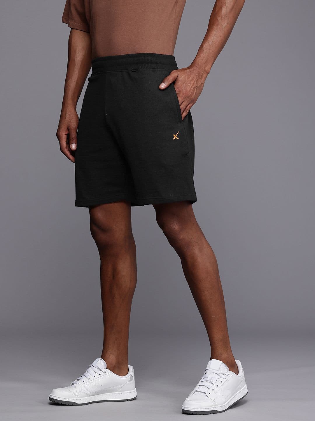 HRX by Hrithik Roshan Men Black Solid Shorts - view 1