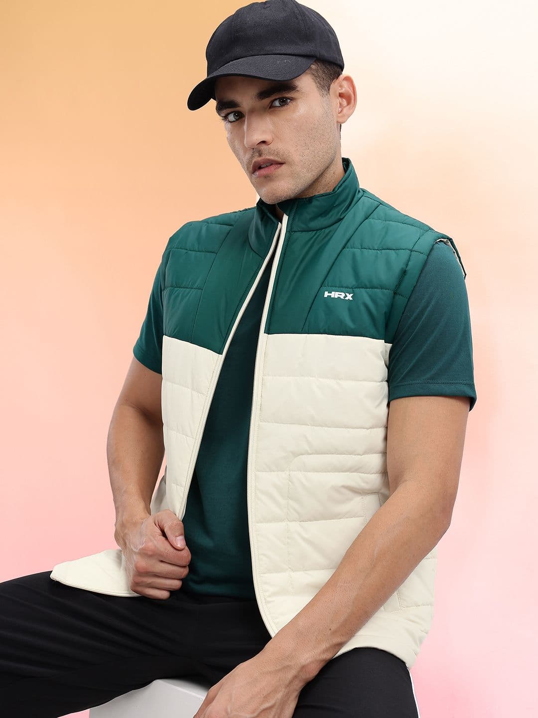 HRX by Hrithik Roshan Mock Collar Gilet - view 1
