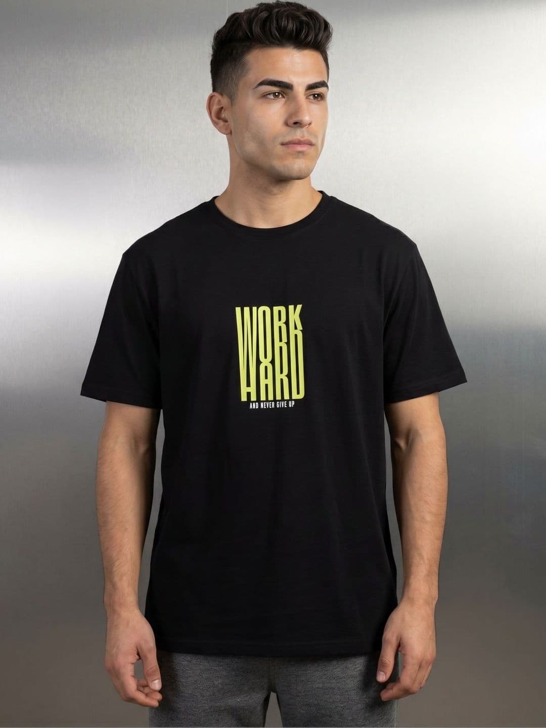 HRX by Hrithik Roshan Men Typography Printed T-shirt - view 1