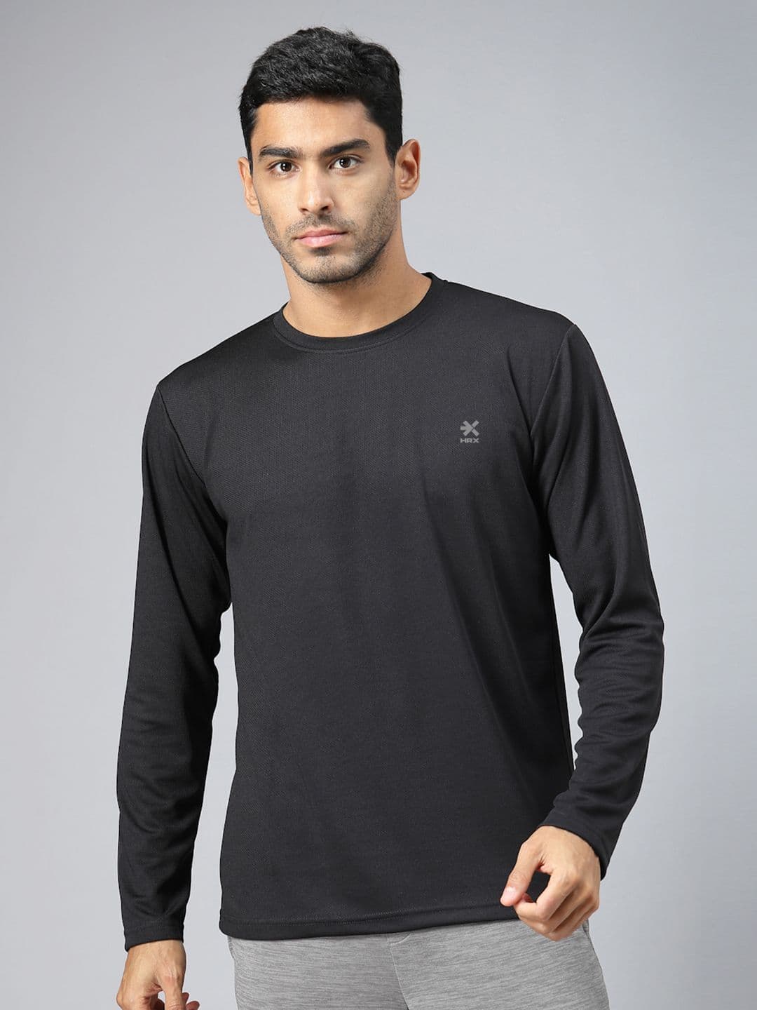 HRX by Hrithik Roshan Men Solid Round Neck Rapid-Dry Training T-shirt - view 1