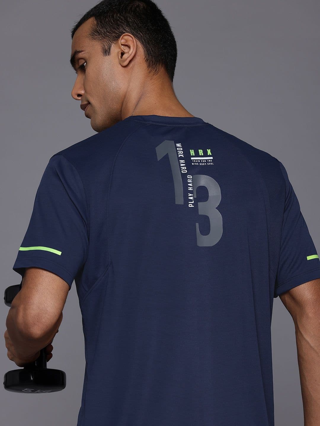 HRX by Hrithik Roshan Rapid Dry Printed Training T-shirt - view 1