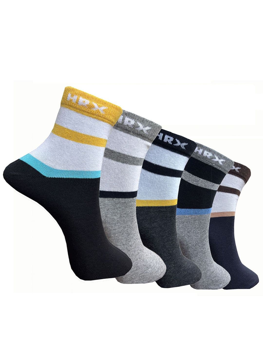HRX by Hrithik Roshan 5-Pcs Calf-Length Socks - view 1