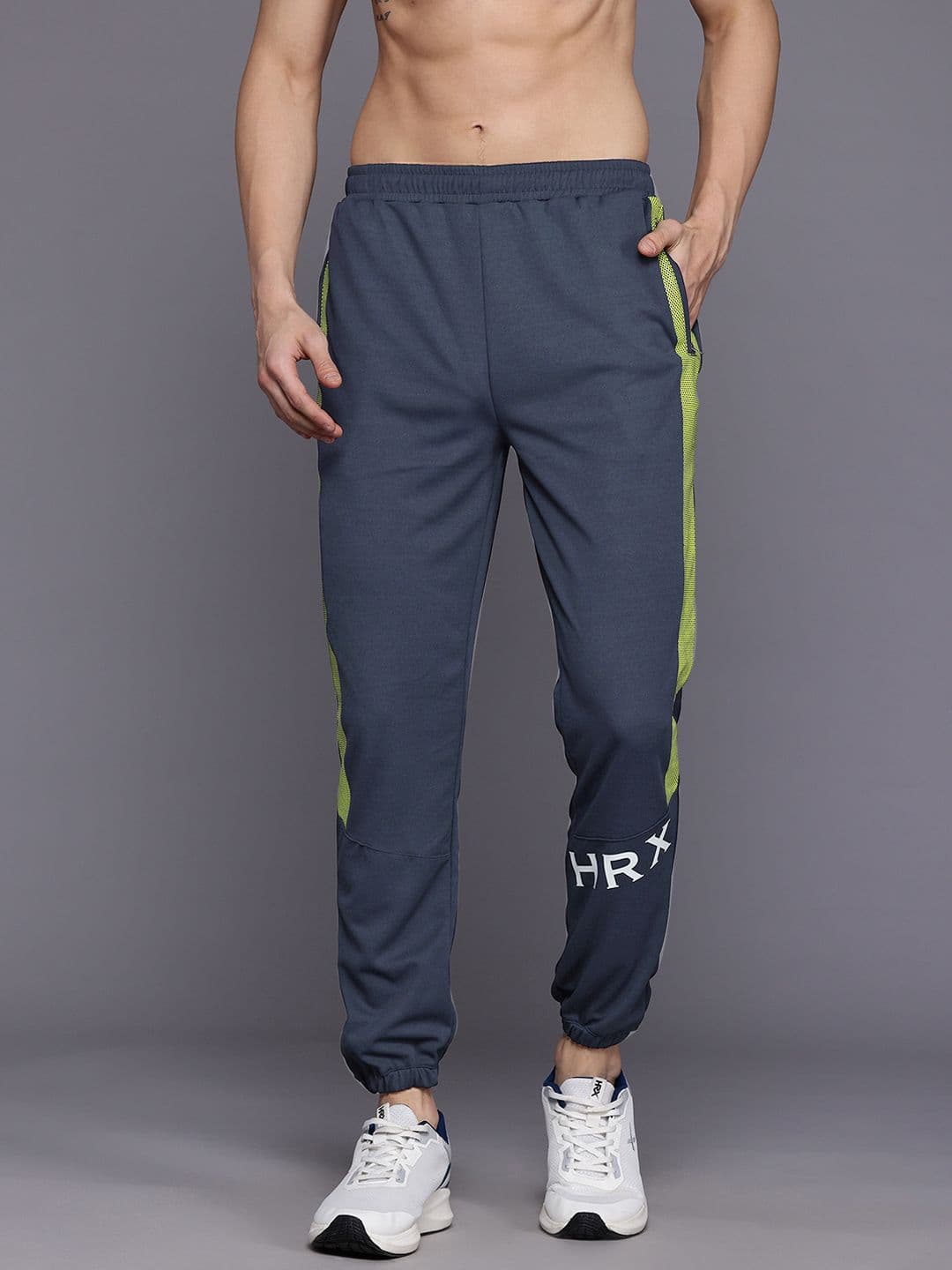 HRX by Hrithik Roshan Men Side Stripes Rapid-Dry Training Joggers - view 1