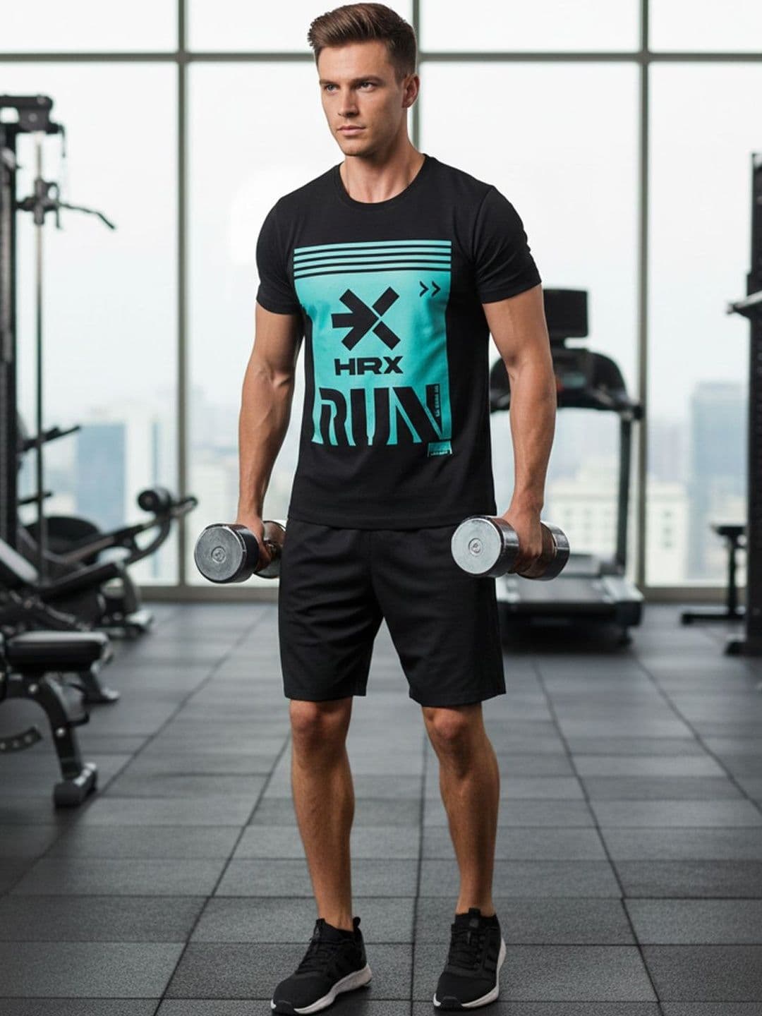 HRX by Hrithik Roshan Men Printed T-shirt - view 1