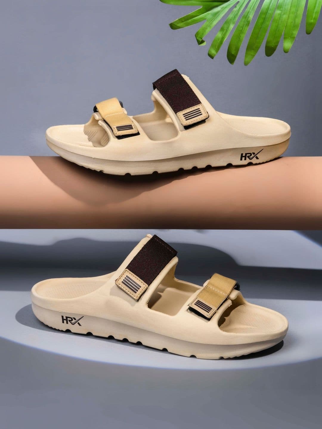 HRX by Hrithik Roshan Men Rubber Sliders - view 1