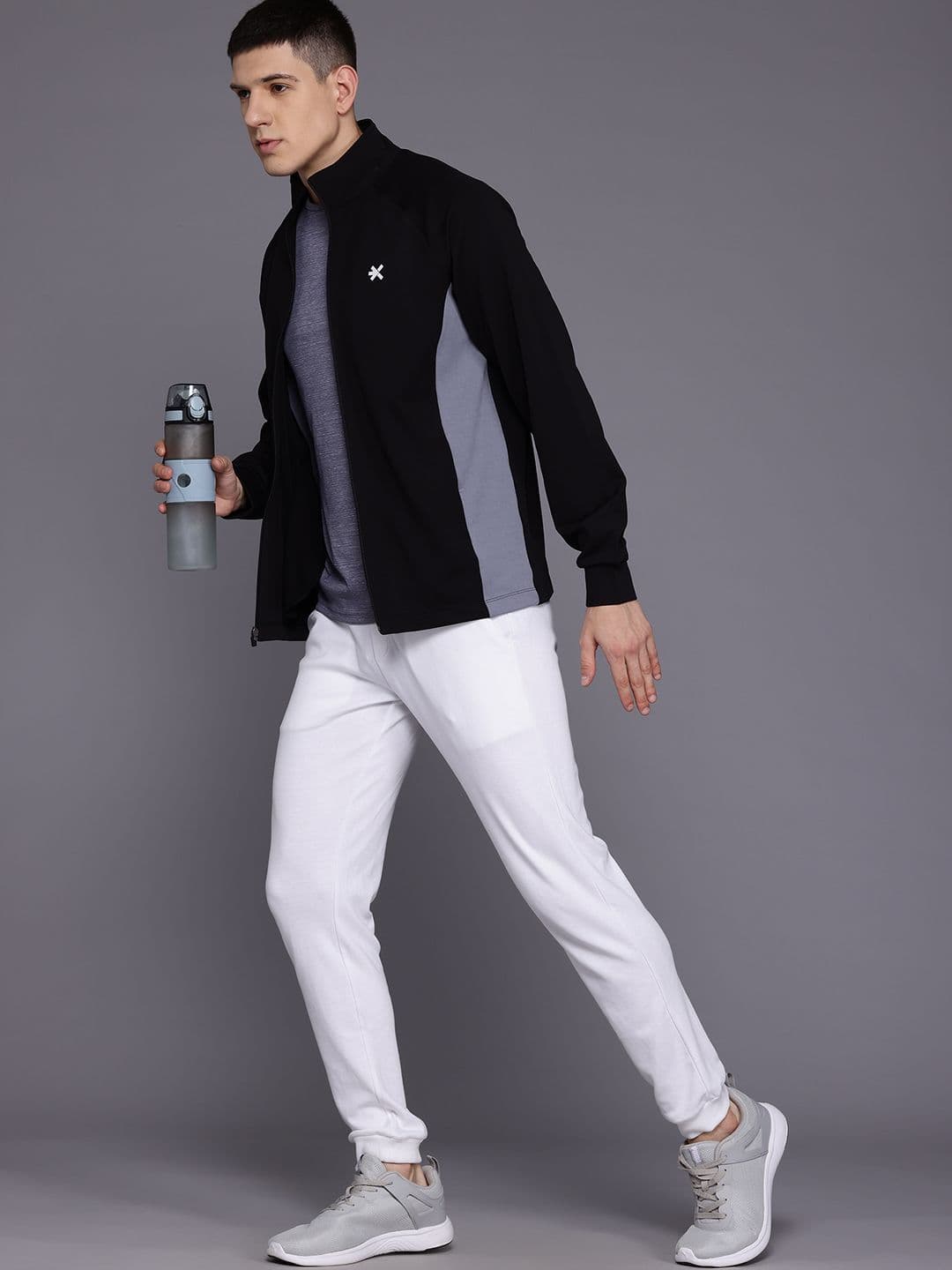 HRX by Hrithik Roshan Men Colourblocked Training Sporty Jacket - view 1