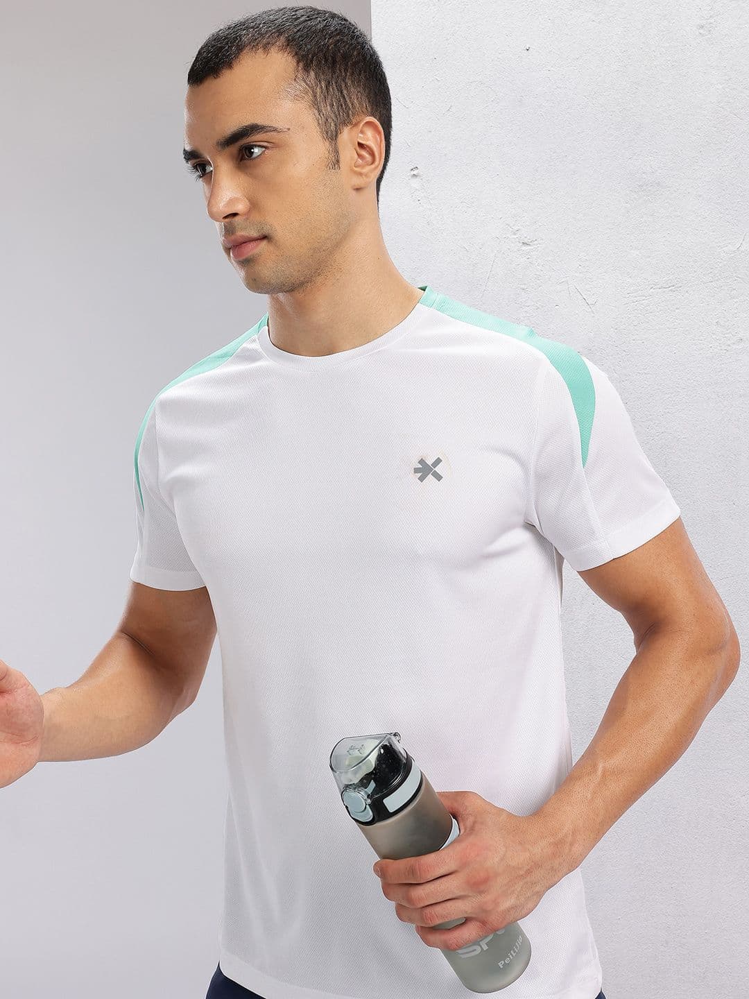 HRX by Hrithik Roshan Rapid-Dry Running T-shirt with Reflective Elements - view 1