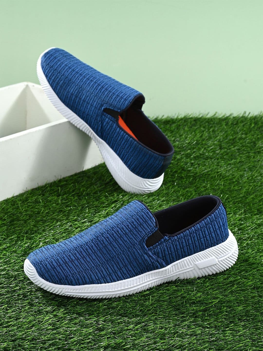 HRX by Hrithik Roshan Men Blue Non-Marking Walking Shoes - view 1
