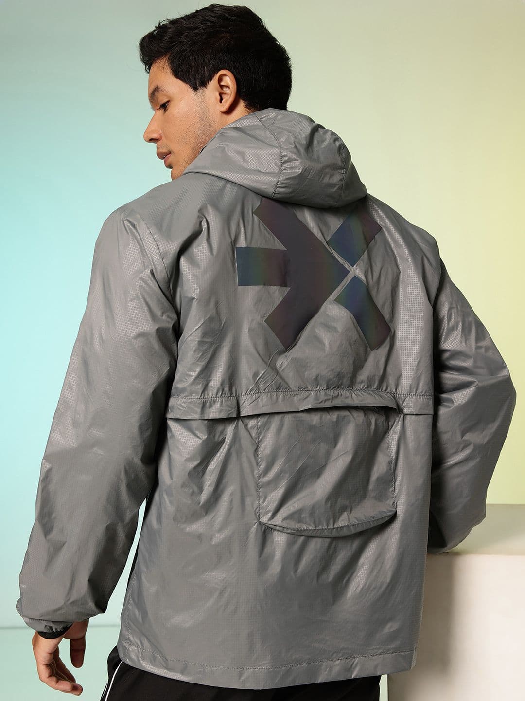 HRX by Hrithik Roshan Brand Logo Printed Running Sporty Jacket - view 1