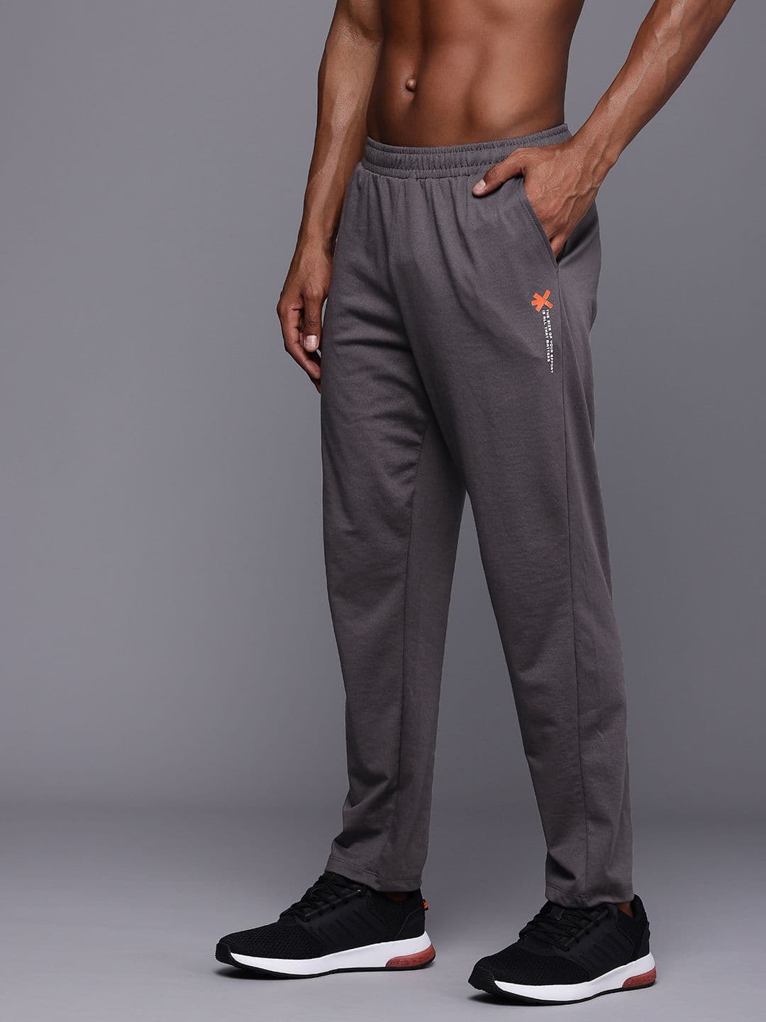 HRX by Hrithik Roshan Men Printed Detail Rapid-Dry Running Trackpants - view 1