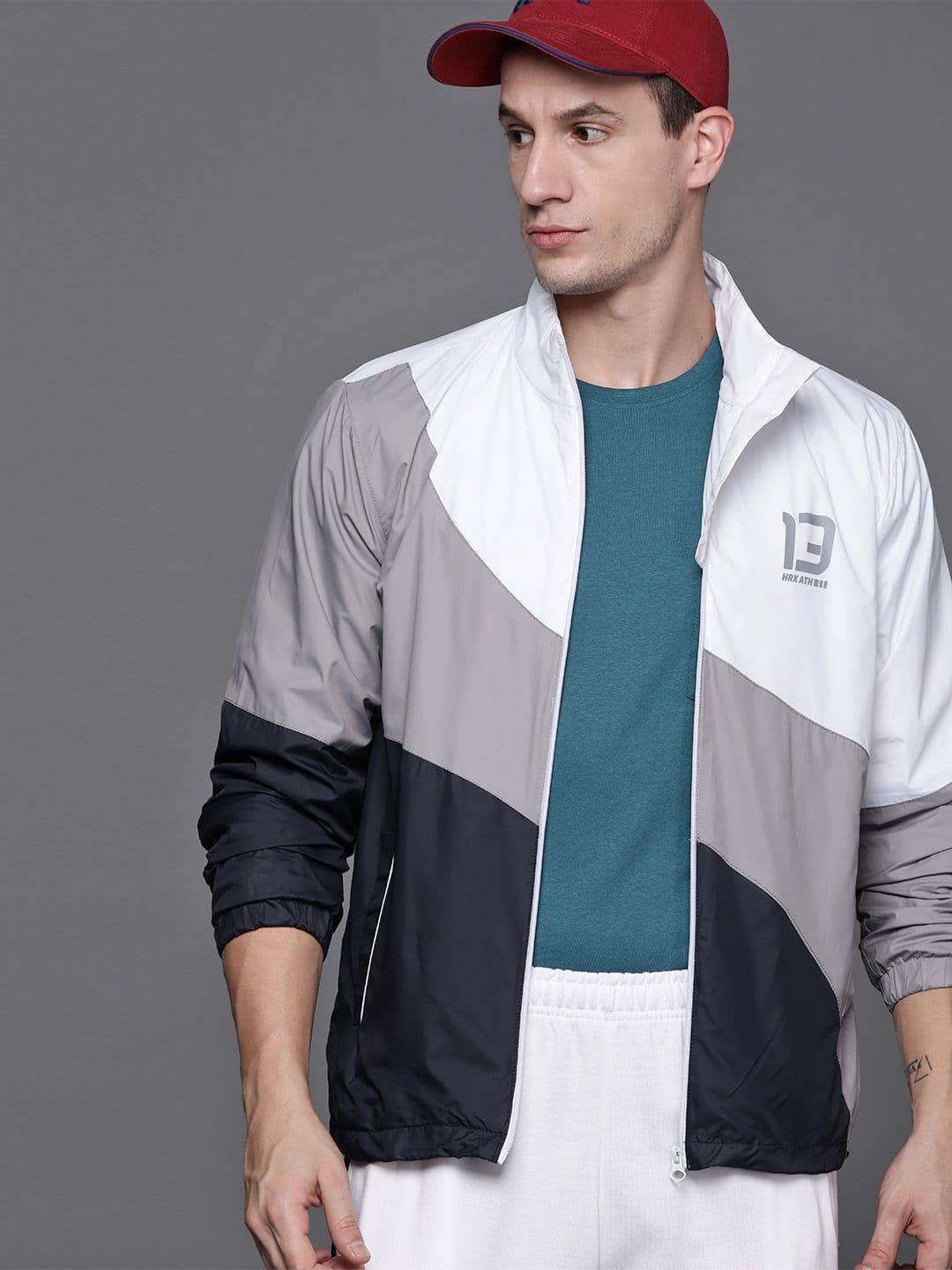 HRX by Hrithik Roshan Colourblocked Lifestyle Jacket - view 1