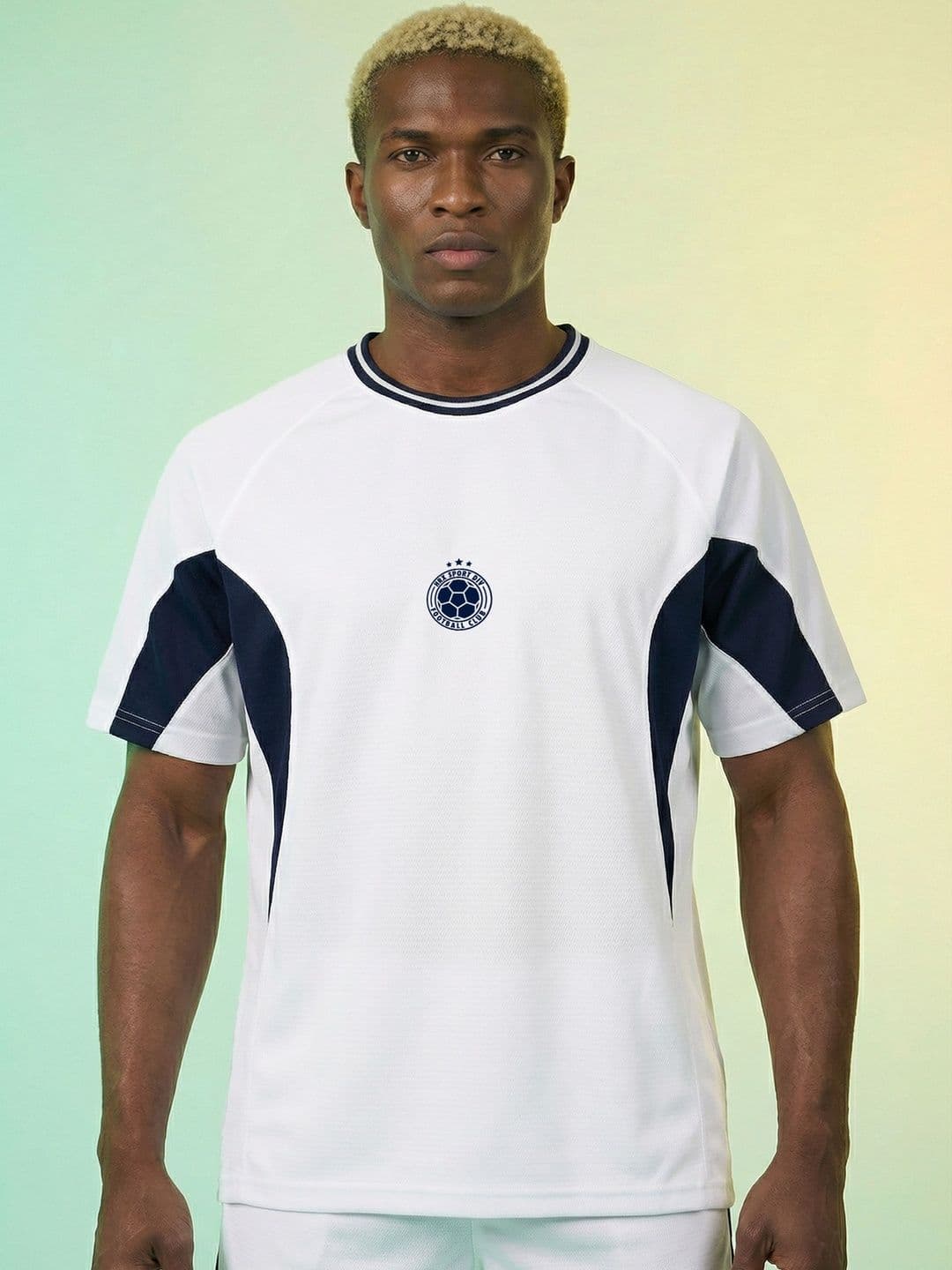 HRX by Hrithik Roshan Men Brand Logo Colourblocked T-shirt - view 1