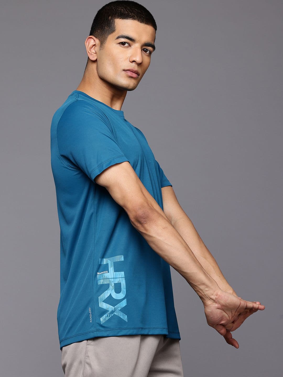 HRX by Hrithik Roshan Rapid-Dry Training T-shirt - view 1