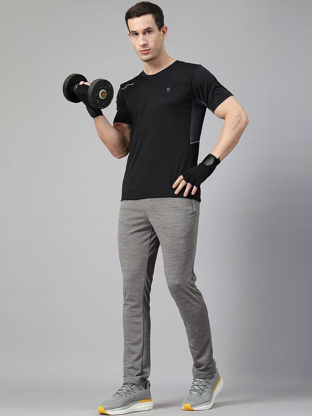 HRX by Hrithik Roshan Men Brand Logo Colourblocked T-shirt - view 1