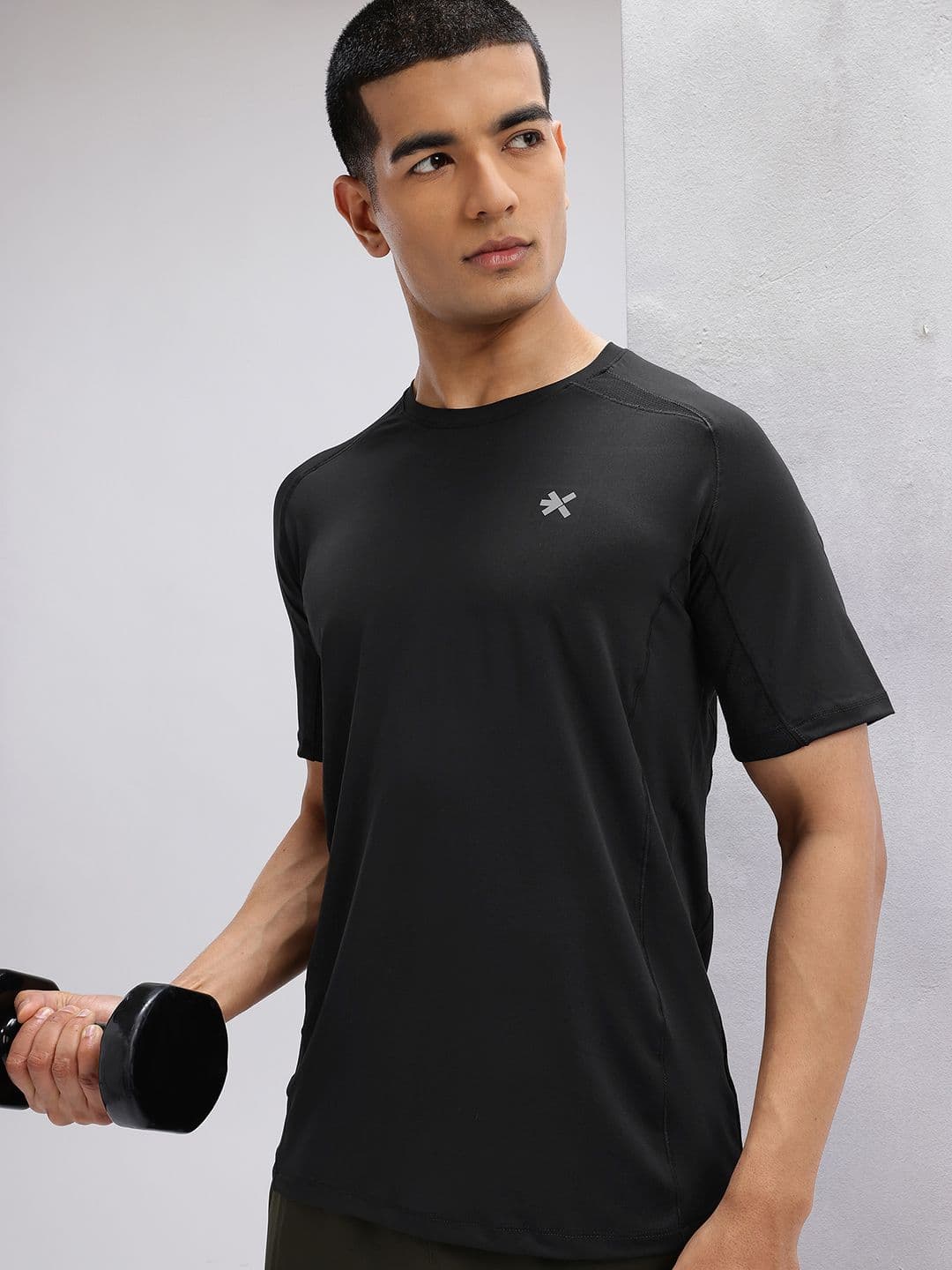 HRX by Hrithik Roshan Men Mesh Detail Training T-shirt - view 1