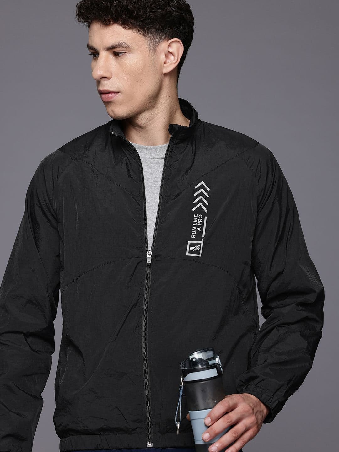 HRX by Hrithik Roshan Rapid-Dry Running Jacket - view 1