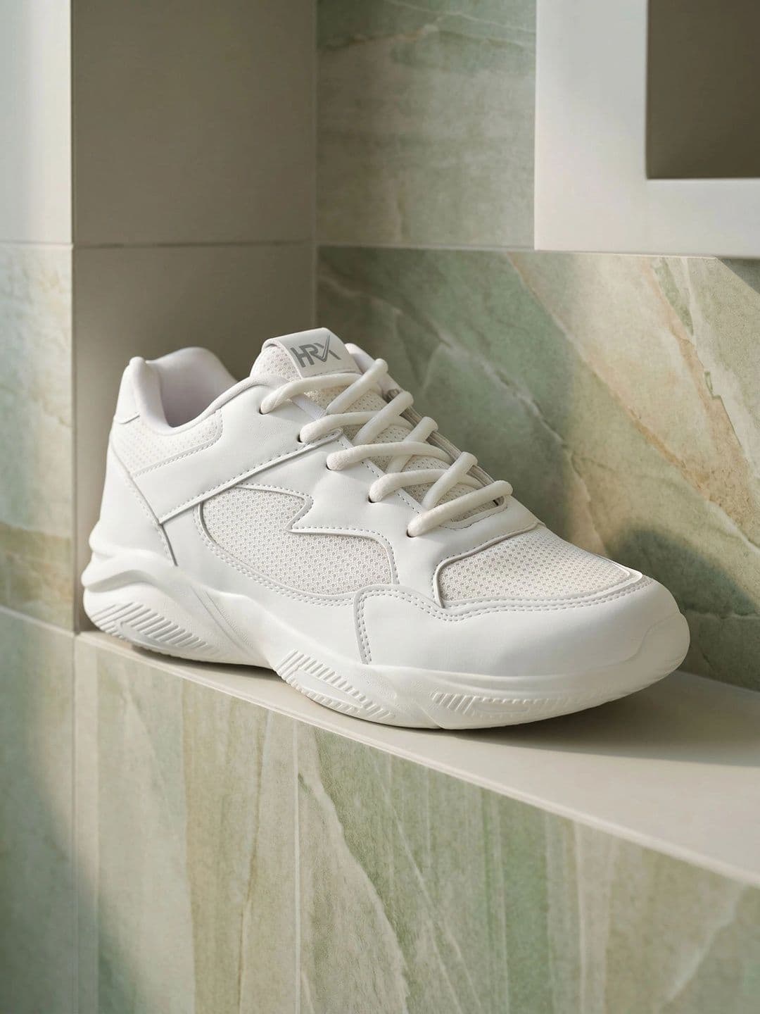 HRX by Hrithik Roshan Women White Mesh Running Non-Marking Shoes - view 1