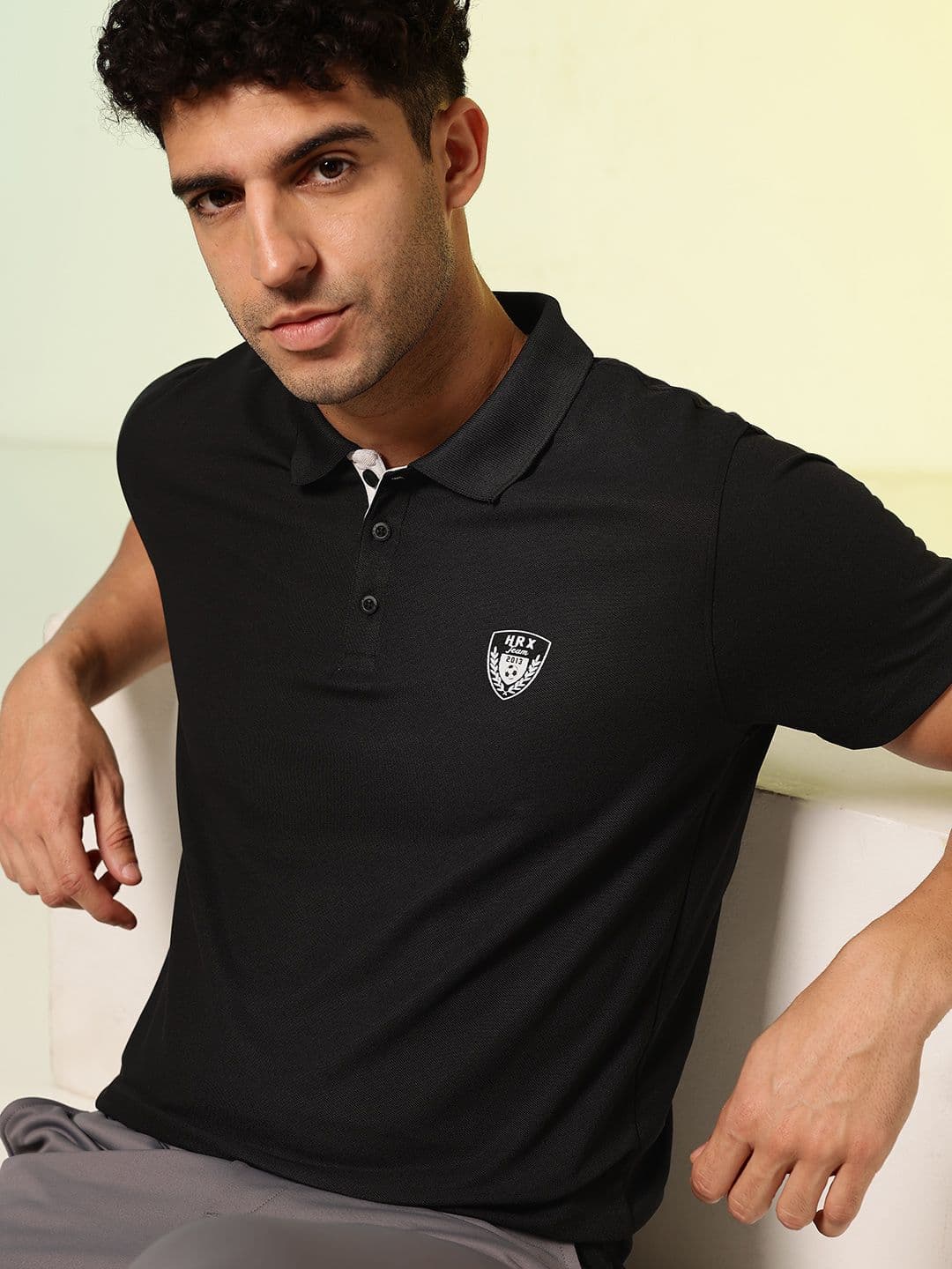 HRX by Hrithik Roshan Polo Collar T-shirt - view 1