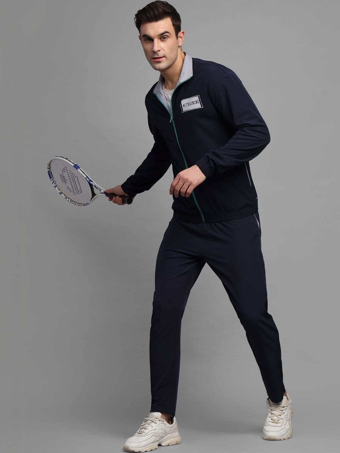 HRX by Hrithik Roshan Mock Collar Mid-Rise Tracksuits - view 1
