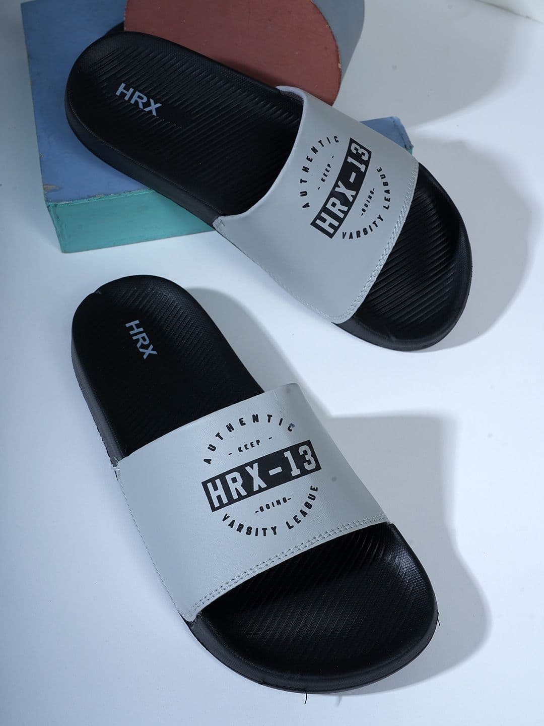 HRX by Hrithik Roshan Men Printed Sliders - view 1
