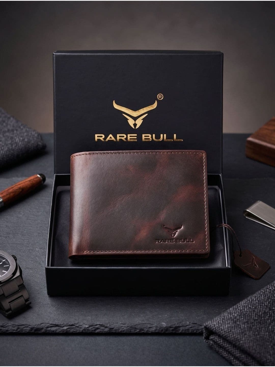RARE BULL Men Leather Wallets - view 1