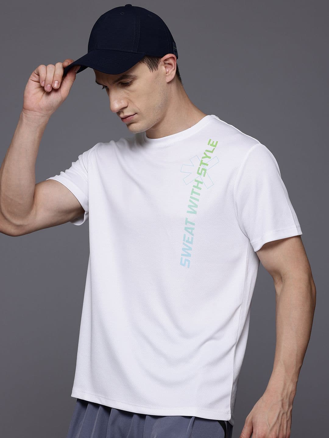 HRX by Hrithik Roshan Men Typography Printed T-shirt - view 1