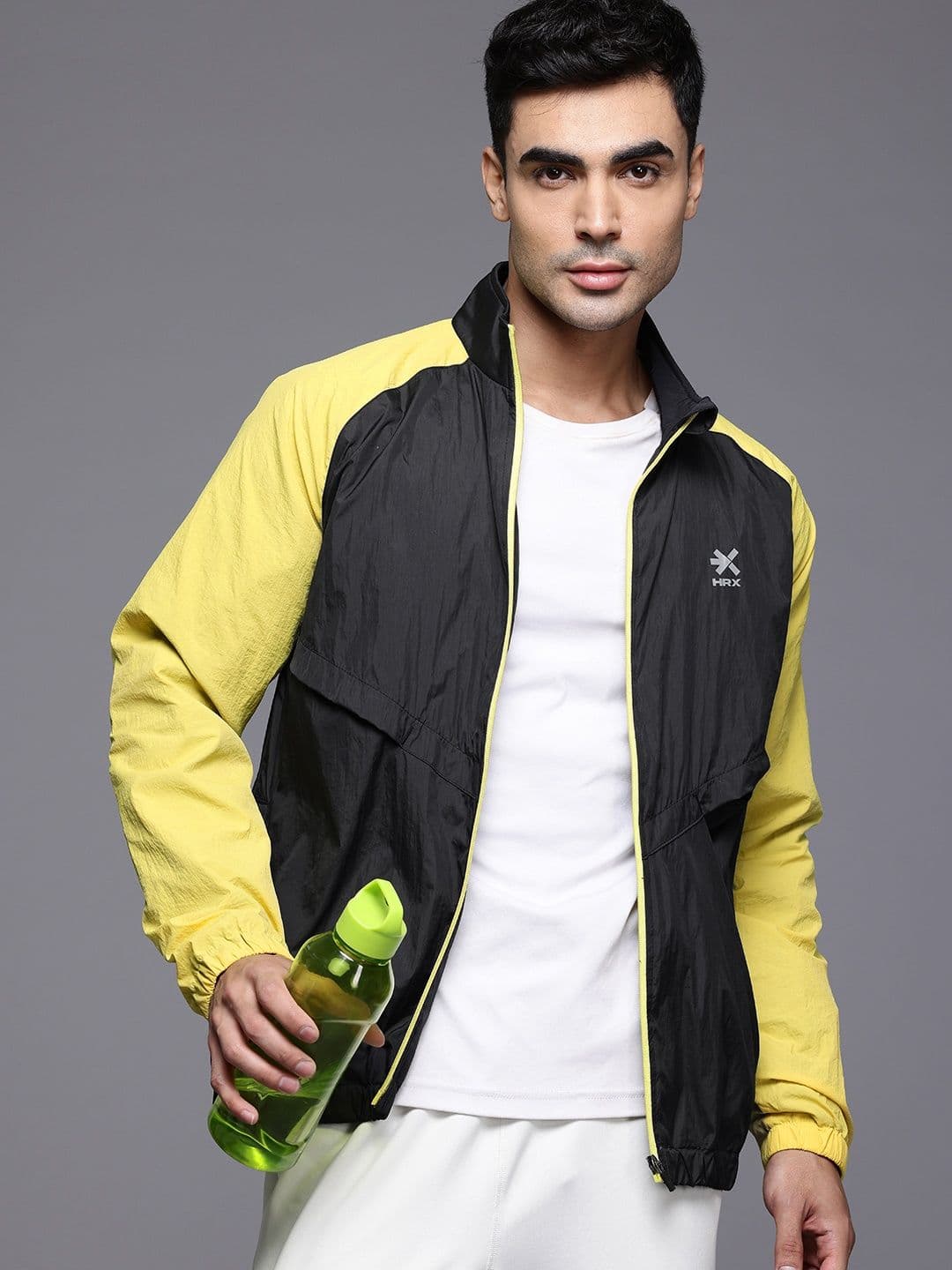 HRX by Hrithik Roshan Rapid-Dry Brand Logo Running Tailored Jacket - view 1