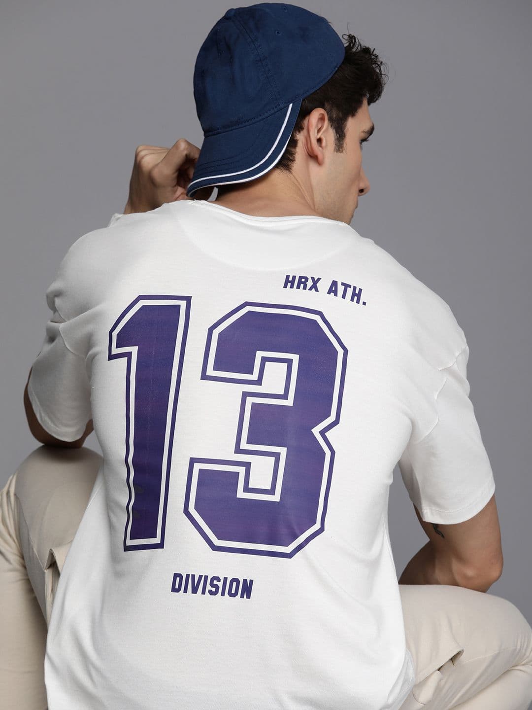 HRX by Hrithik Roshan Men Typography Printed Pure Cotton T-shirt - view 1