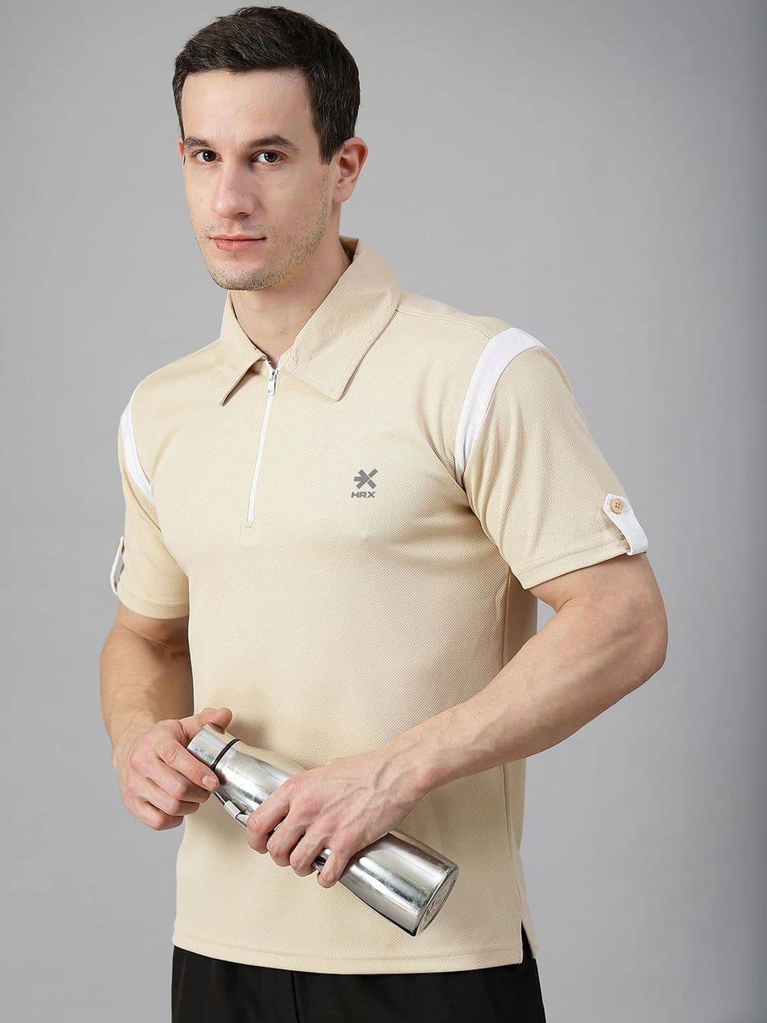HRX by Hrithik Roshan Men Polo Collar T-shirt - view 1